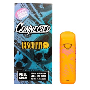 Connected - Biscotti 1g Live Resin Disposable Cart - Connected