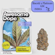Awesome Dope - Biscotti x Platinum GSC - 7g Flower