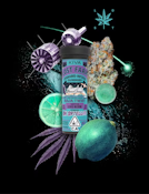 Kiva - Lost Farms x Alien Labs - Sativa - BK Satellite - 10pk - Live Resin Gummies - (100mg THC)