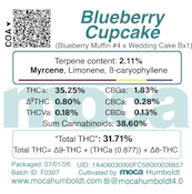 MOCA Flowers - Smalls 1/4 Bag - Blueberry Cupcake