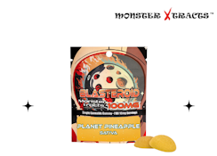 Monster Xtracts | Strawberry Kiwi | Blasteroid | THC Gummy | 100mg