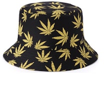 Black bucket hat