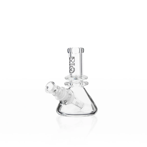 BIO Glass - BIO Glass - 5 in. 14mm Mini Heavy Duty Black Beaker Water Pipe