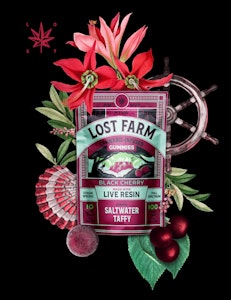 Lost Farm - Lost Farm | Edible | Live Resin Gummies - Black Cherry | 100mg,10