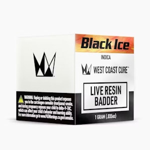 WEST COAST CURE - West Coast Cure - Badder - Indica - Black Ice - (1g)