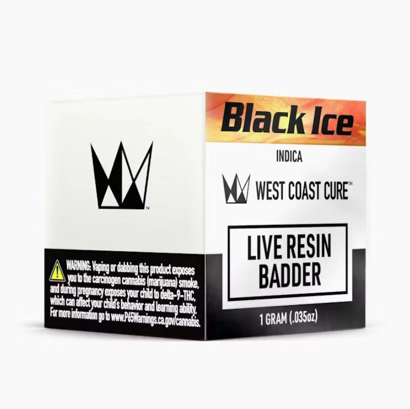West Coast Cure - West Coast Cure - Badder - Indica - Black Ice - (1g) Main Image