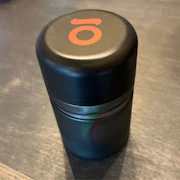 Matte Black Stache Jar | Large