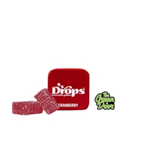 Drops - Drops – Cranberry - 2Pk - 1:1 CBD:THC - Edibles - 100mg