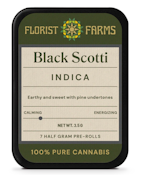 Black Scotti | 22% THC | Preroll | 0.5g 7 pack | Florist Farms