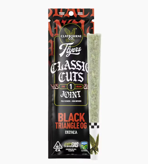Claybourne Co. - [Claybourne] Classic Cuts Pre-roll - 1g - Black Triangle OG (I) Main Image