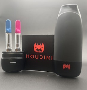 Dab Bats - "Houdini" Double Cartridge 510 Thread Battery, Black