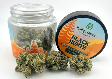 Rolling Green Cannabis - Rolling Green Cannabis - Black Runtz - 3.5g - Flower