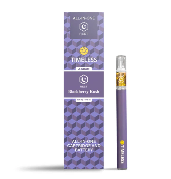 Timeless - Blackberry Kush T1 Disposable Vape - 2g Main Image