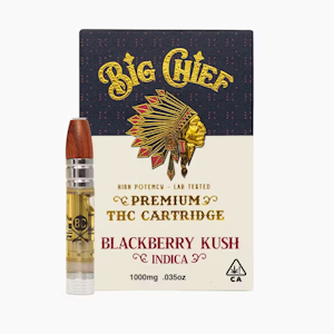 Big Chief - Big Chief - 510 Cartridge - Indica - Blackberry Kush - (1g)