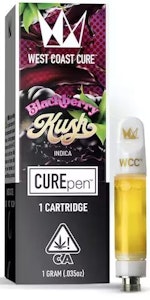 West Coast Cure - West Coast Cure Cart 1g Blackberry Kush