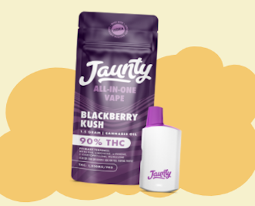 JAUNTY - Jaunty- Blackberry Kush- 1.5g Disposable Vape