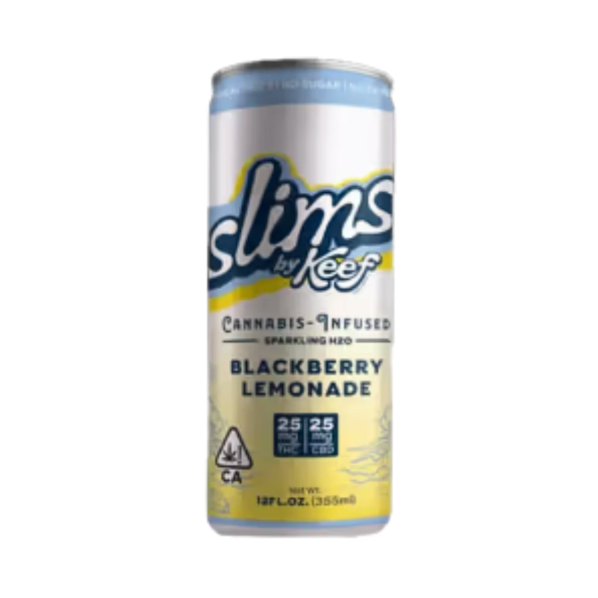 KEEF - Blackberry Lemonade Slims 1:1 | 25mg:25mg THC:CBD 12oz Infused Sparkling Water | Keef Main Image