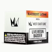 West Coast Cure - Badder - Indica - Blackberry Octane - (1g)