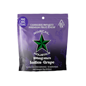 NorCal Star Single Gummy - Indica Grape 100mg