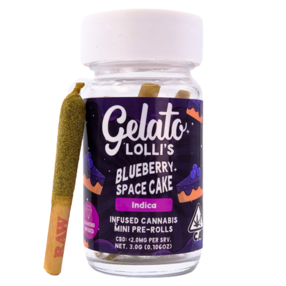 Gelato - Gelato - Lolli - Blueberry Space Cake (I) - 5pk - Infused Joint - 3g Main Image