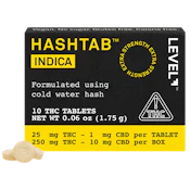 Level Hashtab - Indica - 10pk - 250mg
