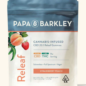 Papa and Barkley - Papa and Barkley - CBD - Strawberry Peach - Gummy - 20mg