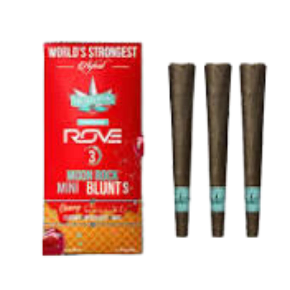 Presidential - Presidential Moonrock x Rove - Mini - Cherry Gelato (H) - Infused Blunt - 3 Pack - 2.1g Main Image