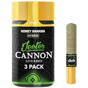 Jeeter - Baby Cannon - Honey Banana (H) - Live Resin Infused - 3pk - 1.5g