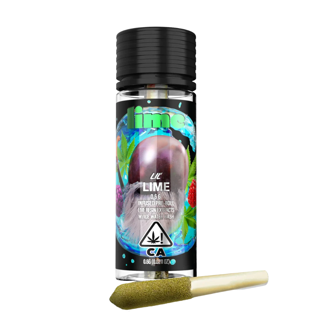 Lime - Lime - Lil - Purple Zaza (I) - Hash Infused Joint - 0.6g Main Image