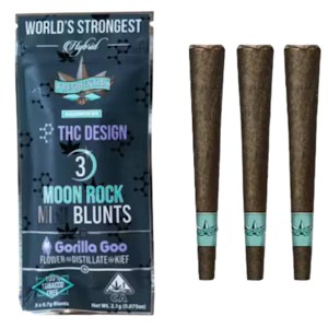 Presidential - Presidential Moonrock - Mini - Gorilla Goo (H) - Infused Blunt - 3pk - 2.1g