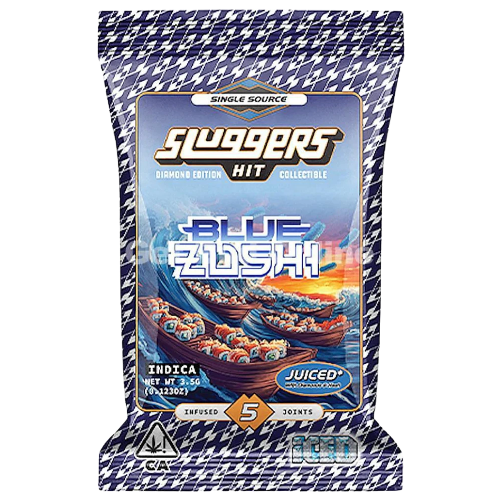 Sluggers - Sluggers - Blue Zushi (I) - Infused Joint - 5pk - 3.5g Main Image