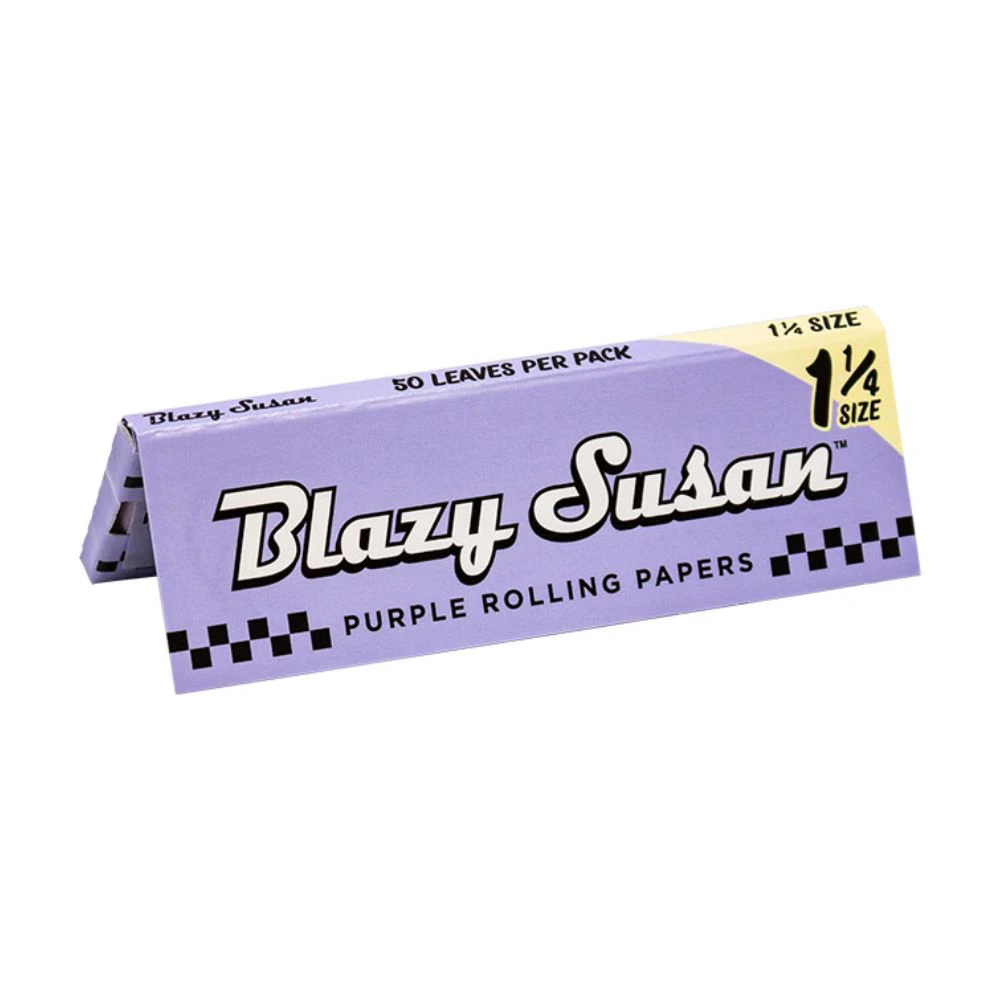 Blazy Susan - Blazy Susan Purple Rolling Papers 1 1/4 Main Image