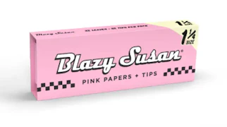 Blazy Susan | Rolling Papers + tips (1 1/4 size) | Pink
