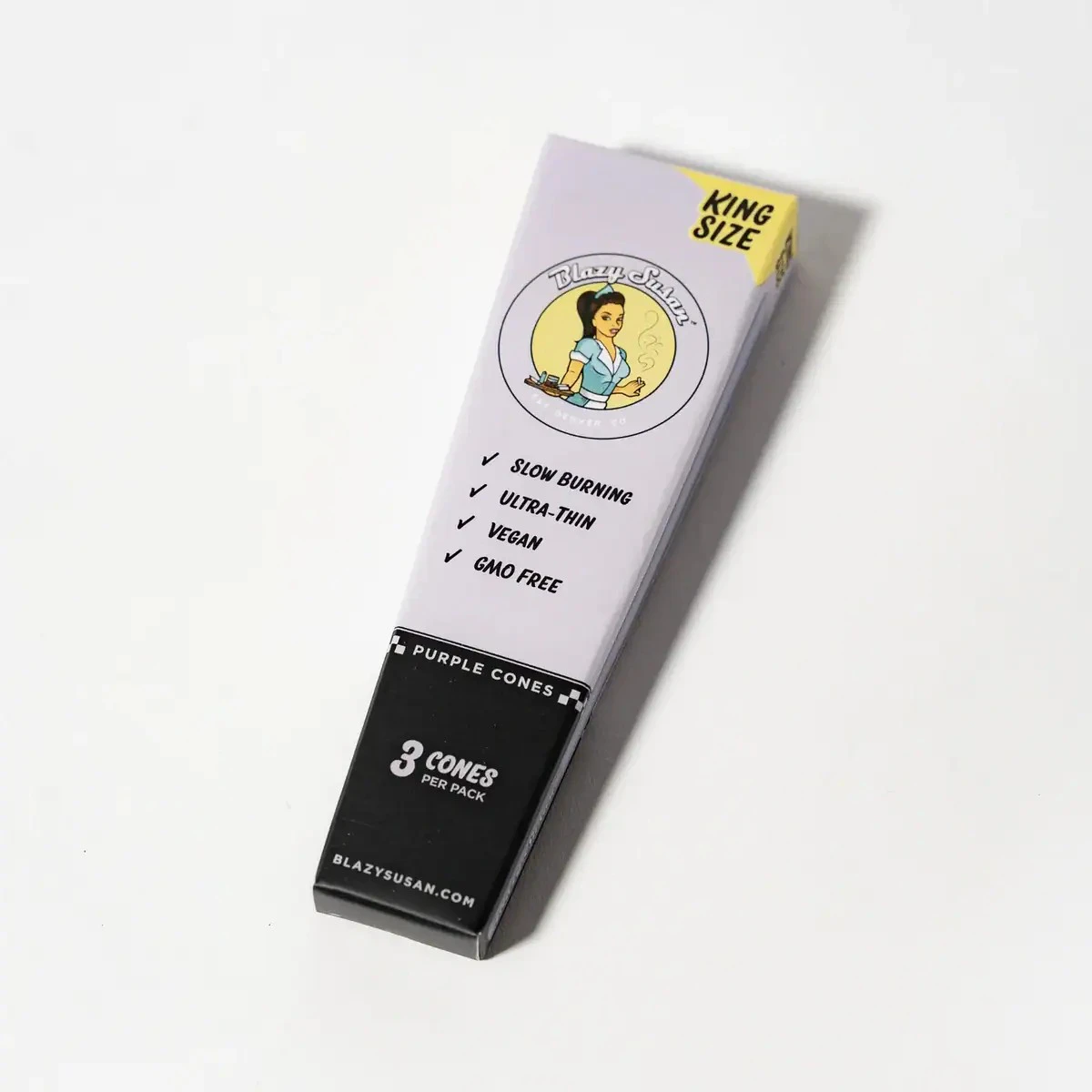 Blazy Susan - Blazy Susan - Blazy Susan 1 1/4 Purple Pre-Roll Cones Single Main Image