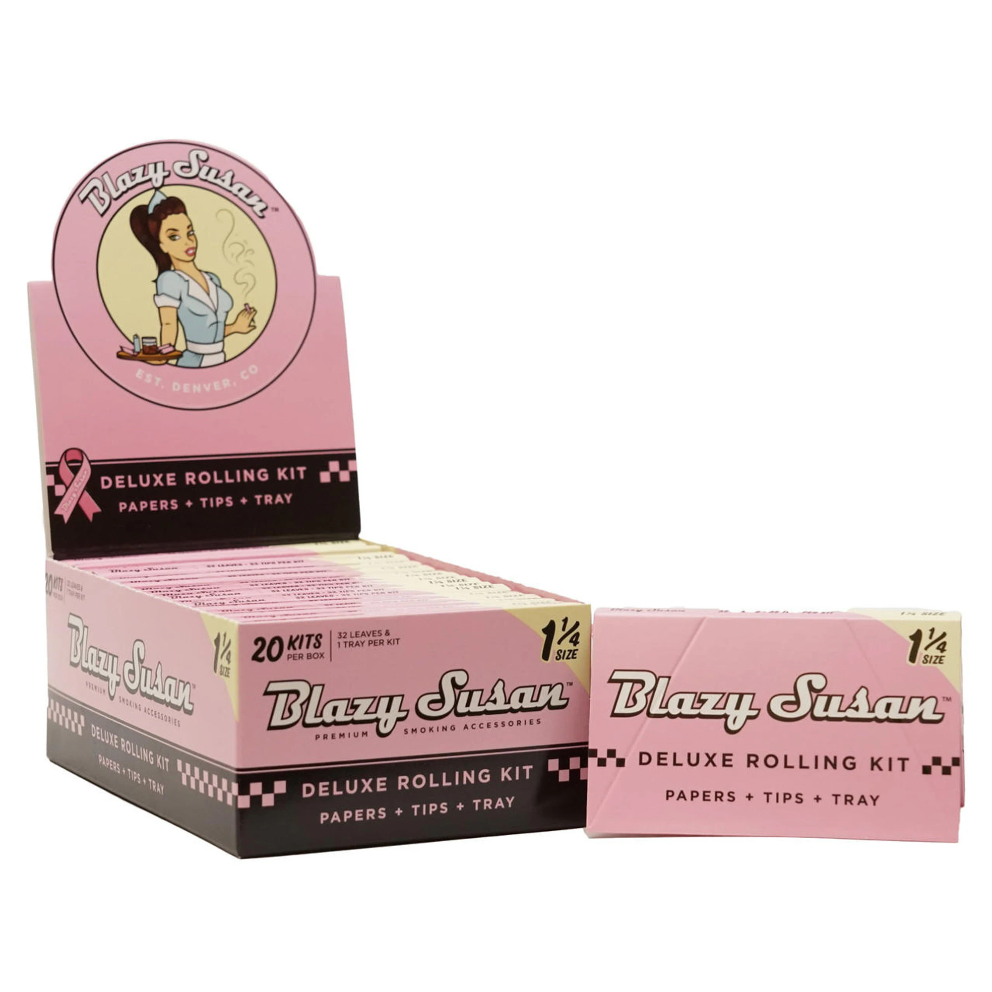 Blazy Susan - Blazy Susan Deluxe Rolling Papers Kit 1 1/4size Main Image