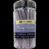 Blazy Susan 50pk Purple 1 1/4" Cones