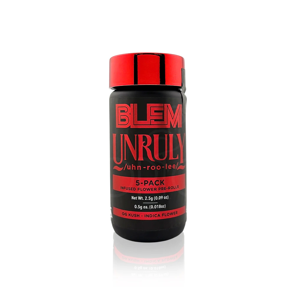 BLEM - BLEM - Infused Preroll - Unruly OG - 5-Pack - 2.5G Main Image