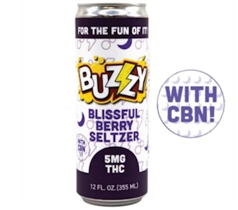 BUZZY - 1:1 Blissful Berry Seltzer - 5mg - NVB