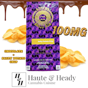 Haute & Heady | Bliss Bar | Milk Chocolate Salted Potato Chip | 100MG