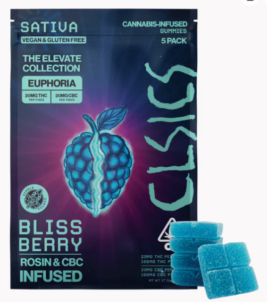 CLSICS - Bliss Berry - 100mg - THC/CBC Main Image