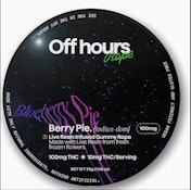 OFF HOURS | BERRY PIE | LIVE RESIN ROPE 100MG