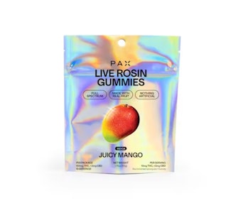 PAX - PAX Live Rosin Gummies - Juicy Mango - [10pk] (100mg) [i]