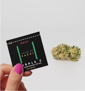 HOUSE OF SACCI - HOUSE OF SACCI: PURPLE Z DIME BAG .7 GRAM