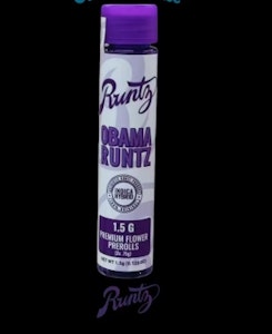 RUNTZ - Runtz- Obama Runtz -2pk .75g - Indica Hybrid Pre roll