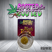 Rooted & Zooted Hash Rosin Block Berry 1g