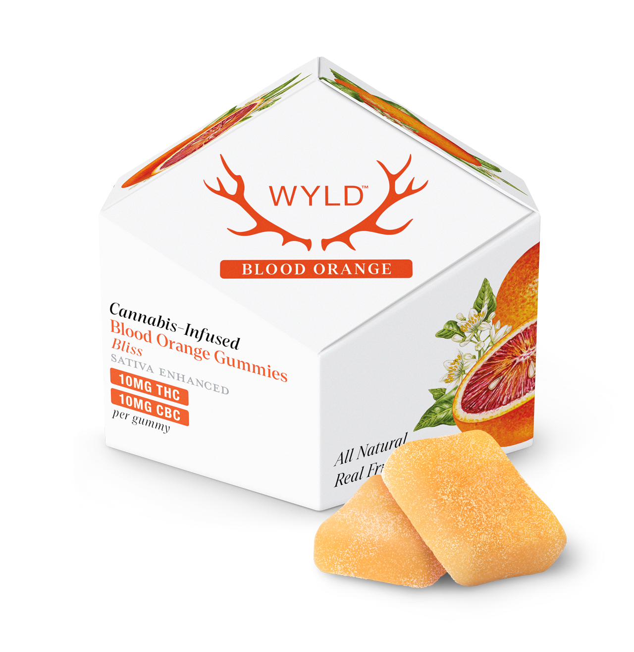 Blood Orange - 1:1 THC:CBC - 10mg - Edible