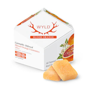 WYLD - Blood Orange Gummies | 10pc 200mg 1:1 (THC:CBC)