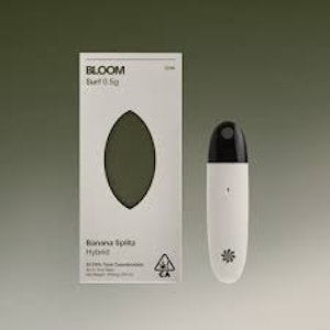 BLOOM - BLOOM - LIVE SURF - Banana Splitz - AIO Vape - .5G***
