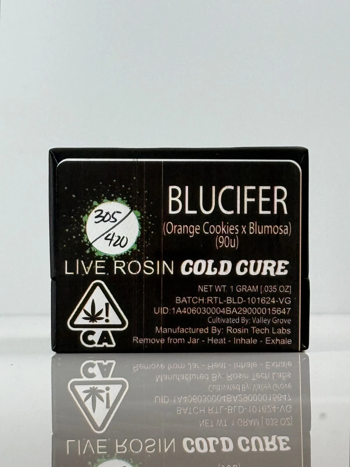 Rosin Tech Labs - Rosin Tech 1g Blucifer Cold Cure Rosin Main Image