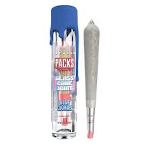Packwoods - Packwoods - BLUE COOKIES - 1G - Indica - Infused Glass Cone Preroll Joint